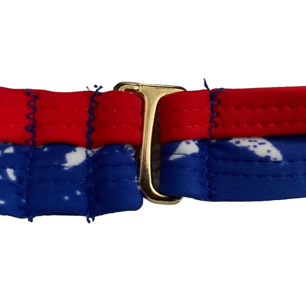 Xhilaration Juniors Patriotic Stars Red White Blue Top Firm Cup Size S D/DD - Picture 8 of 12